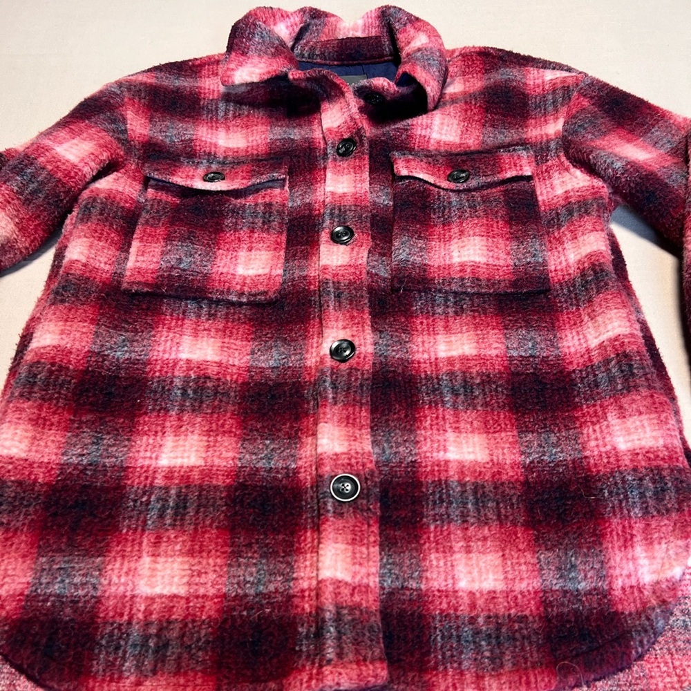 Sanctuary Town Jacket Woodland Plaid Women’s Small - Picture 5 of 16
